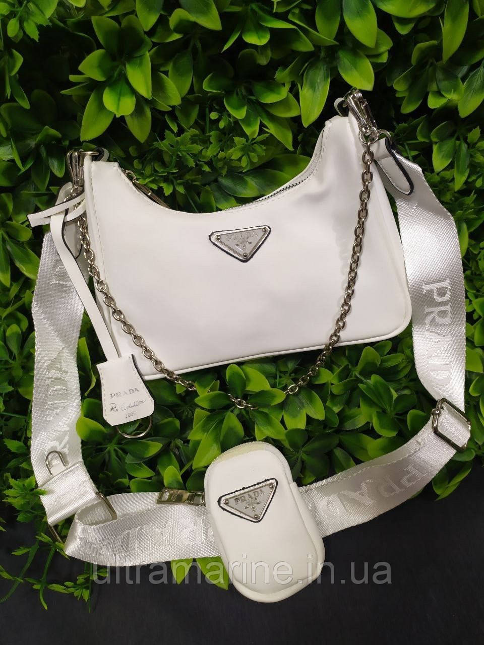 Модна жіноча сумка Prada Прада Прада мінім