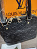 Класична жіноча сумка Louis Vuitton 30х19х12см Black Monogram чорна еко-шкіра бренд Луї Віттон, фото 5