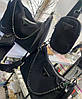 Модна жіноча нейлонова чорна сумка Prada Прада, фото 6