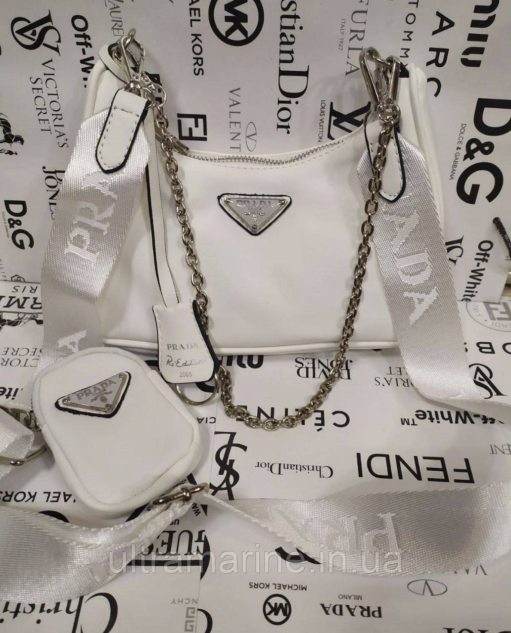 Модна жіноча сумка Prada Прада Прада мінім