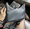 Модна жіноча нейлонова чорна сумка Prada Прада 2 в 1, фото 3