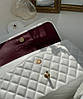 Модна біла сумка Chanel Шанель з ручками, фото 7