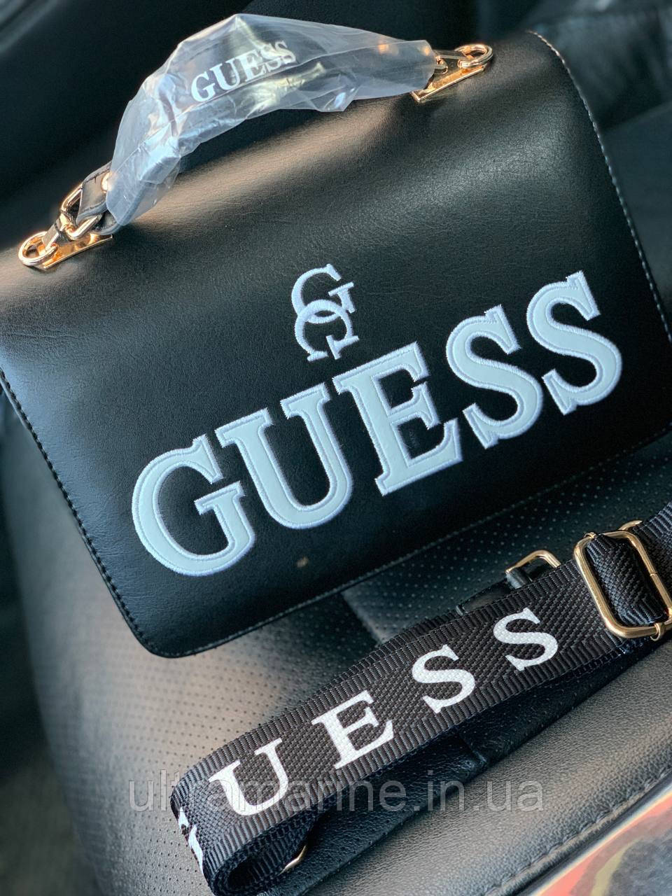 Сумка Guess 26x19х8 см (жіноча стильна бренд Гесс)