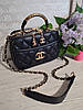 Модна жіноча чорна сумка Chanel Шанель, фото 7