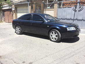 Дефлектори дверей (вітровики) Audi A6 Sd (4B/C5) 1997-2004 деф.вікон "CT"