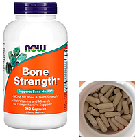 Витамины для костей, зубов и суставов NOW Bone Strenght 240 капс минеральный комплекс