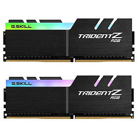 Додаток пам' яті для DDR4 32GB (2x16GB) 3200 MHz TraidentZ RGB Black G.Skill (F4-3200C16D-32GTZR)