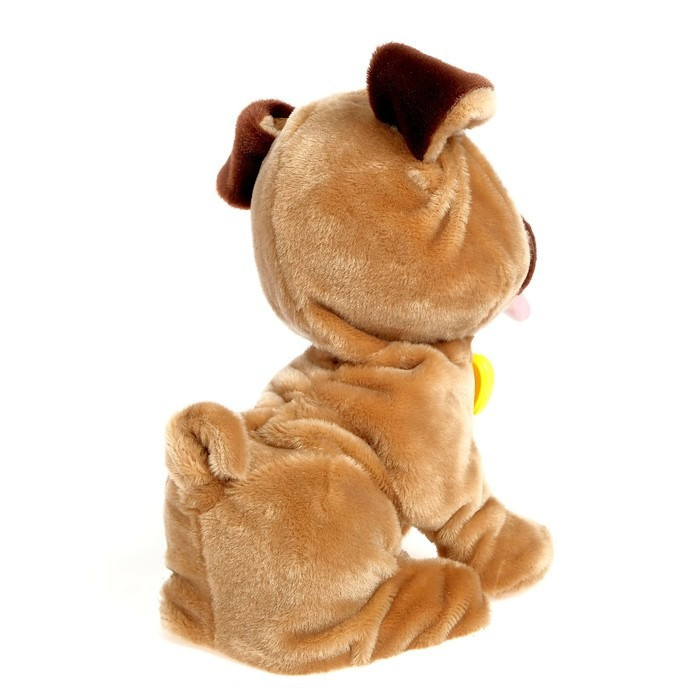 Интерактивный щенок "Умный питомец" для детей (Коричневый) интерактивная говорящая собачка (12 команд) (TO) - фото 5 - id-p1495570830
