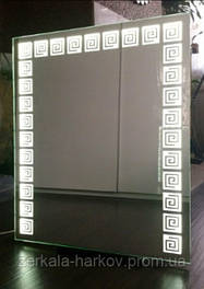 Дзеркала з візерунковим підсвіткою