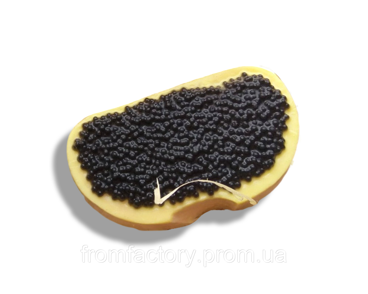 Мило сувенірне ароматизоване "Бутерброд із чорною ікрою" 100 г