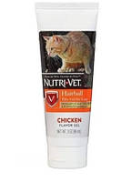 Хербал гель для виведення шерсті у котів зі смаком лосося Nutri-Vet Hairball Paw-Gel 89мл