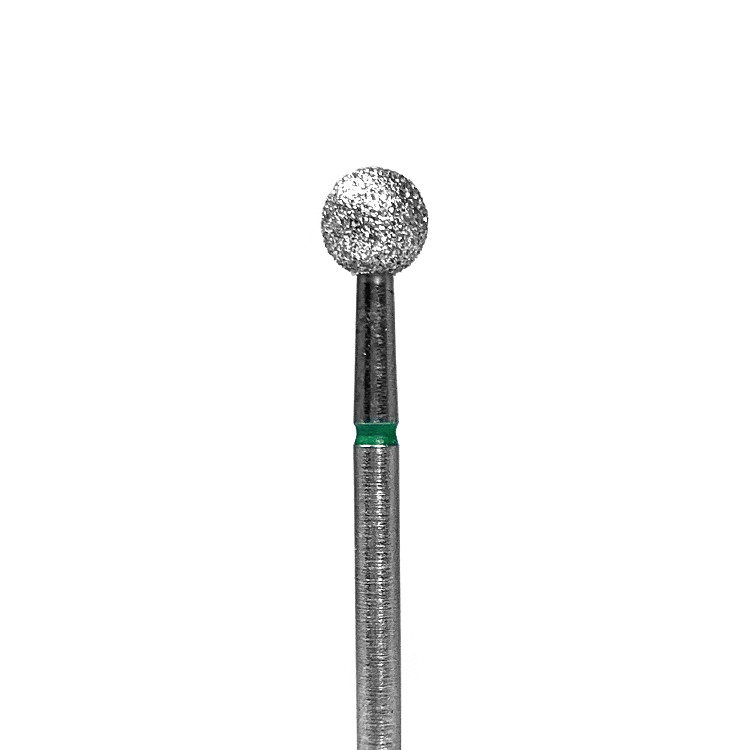 Divia - Фреза алмазна зелена Куля (5 мм)