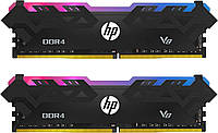 Оперативная память HP V8 RGB series 16Gb (2x8Gb) DDR4 3600MHz U-DIMM CL18 (8MG06AA#ABС)