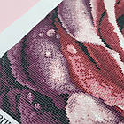 ЗПК-047 Рожева троянда, набір для вишивання бісером картини, фото 6