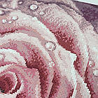 ЗПК-047 Рожева троянда, набір для вишивання бісером картини, фото 9