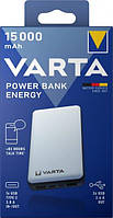 Power Bank VARTA  Energy 15000mAh (2USB/1Type-C, Li-Pol, QC3.0, 15W, LED) (57977101111)