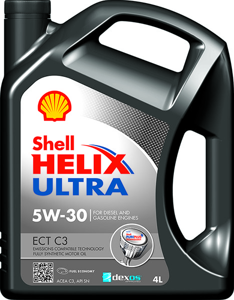 Олива Shell Helix Ultra ECT C3 5W-30, 4л (шт.), фото 1
