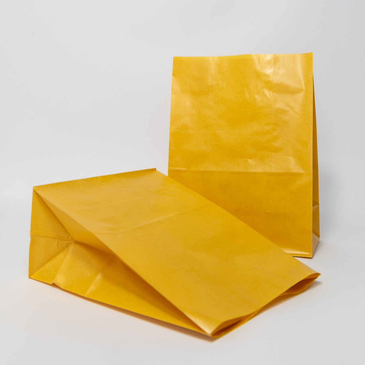Пакет подарунковий паперовий однотонний 210*115*280 мм Красиві крафт пакети без ручок подарункові