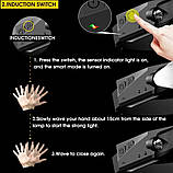 Фонар налобний BL-G28 XPE+COB з сенсором 8093, фото 4