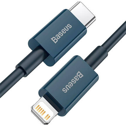 Кабель BASEUS Superior CATLYS-A03 Type-C Lightning 20W, 1 м, чорний, фото 3