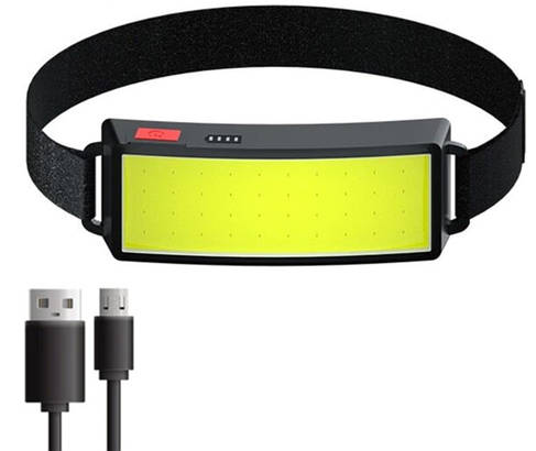 Фонтар налобний BL-F007 COB з USB зарядкою 8130, фото 3