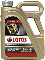 Олива Lotos Synthetic С2+С3 5W-30 (4+1) 5л (шт.)