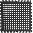 Підлога пазл перфорована - модульне покриття чорне 625x625x10мм (МР50) SW-00000660, фото 2