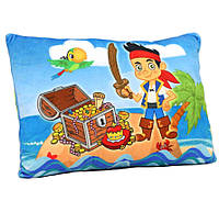Мягкая детская подушка с принтом «Пираты», сплюшка 40*26*10см (00291-31)
