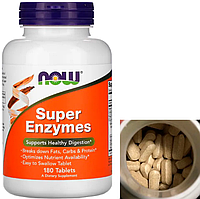 Пищеварительные ферменты энзимы Now Foods Super Enzymes 180 таблеток