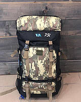 Рюкзак рибальський VA 75л T-07-9 75 л, VA, риболовля, коропова сумка, Рюкзак короповий