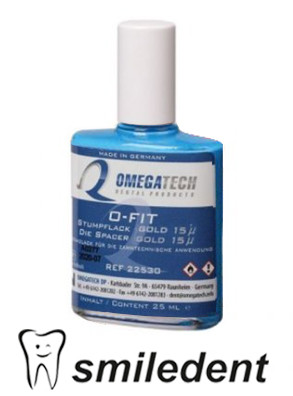 Лак компенсаційний Stumpflak (Штумпфлак), блакитний 25ml, 5 мкм.