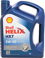 Олива Shell Helix HX7 5W-40, 5л (шт.)