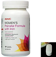 Витамины для беременных GNC Womens Prenatal Formula without Iron 120 табл
