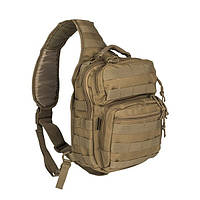 Тактический однолямочный рюкзак Mil-Tec One Strap Assault 9 л. Coyote (14059105)