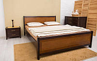 Ліжко Сіті з інтарсією Бук Олимп 120x200