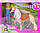 Ігровий набір Барбі Прогулянка верхом з конем Barbie Doll and Light Brown Horse Playset FXH13, фото 5