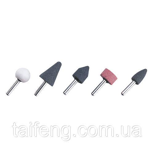 Набір шліфувальних каменів 5 шт. (6 мм) AIRKRAFT MST-002