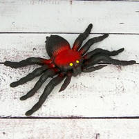 Павук резиновий на Хелловін, середній, Паук резиновый на хэллоуин, фото 2