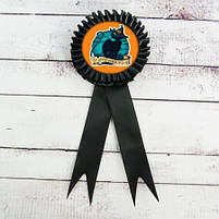 Медаль "Чорна кішка" на Хелловін, Аксессуар на хэллоуин "Черная кошка", фото 2