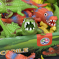 Іграшка дитяча пищалка "Крокодил", мікс, фото 2