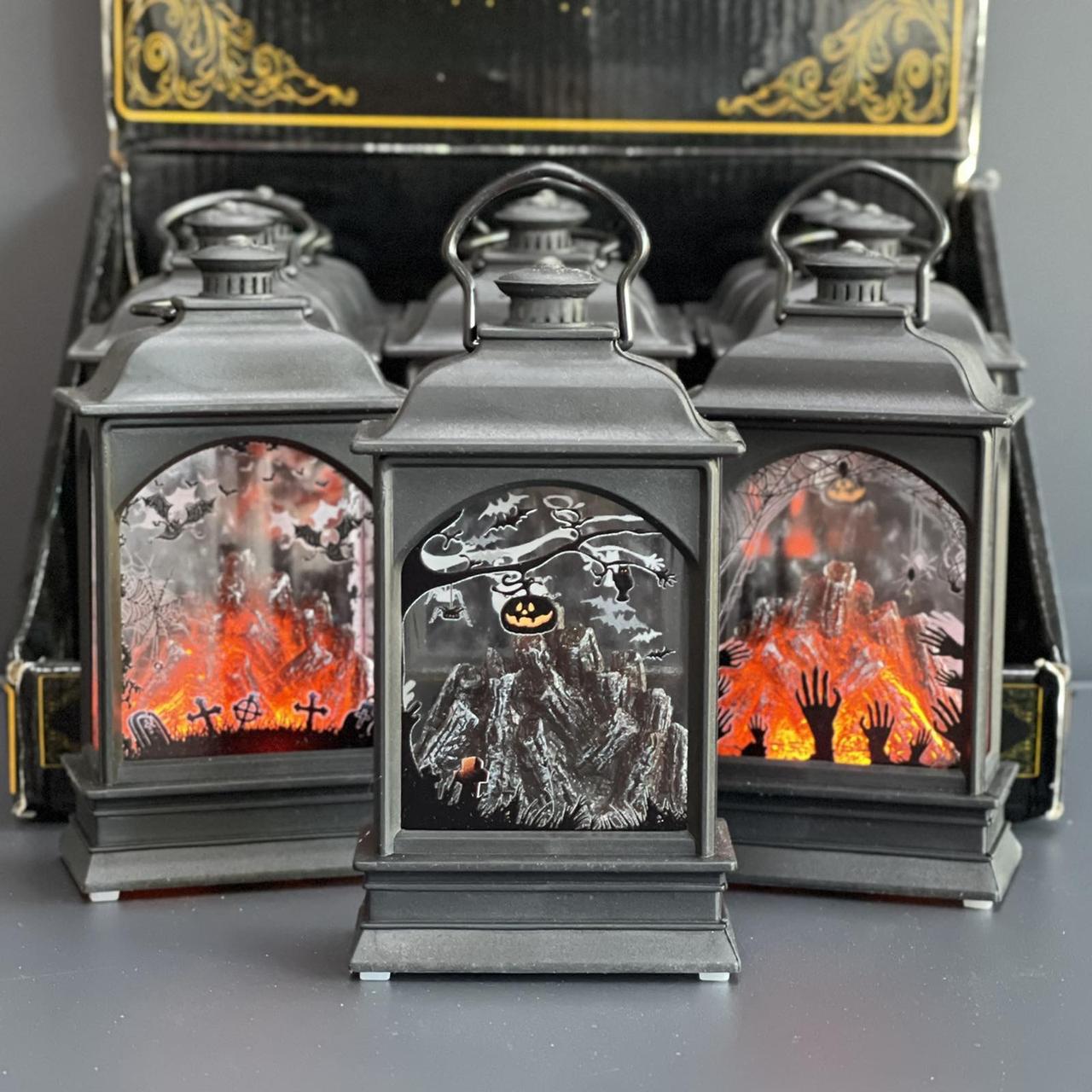 УЦІНКА! Нічник "Камін" на Хелловін, Ночник "Камин" хэллоуин, фото 1