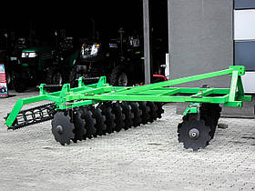 Дискова борона навісна 2 секції 2.4 м з катком (11 дисків)