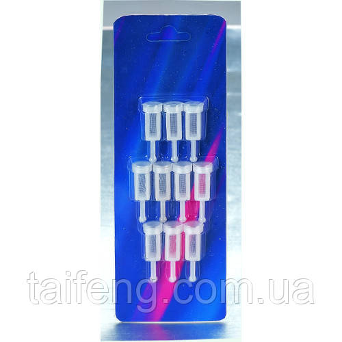 Фільтри для фарбопульта (в верхній бачок) 10 шт. на блістері AUARITA GRTF-10pcs