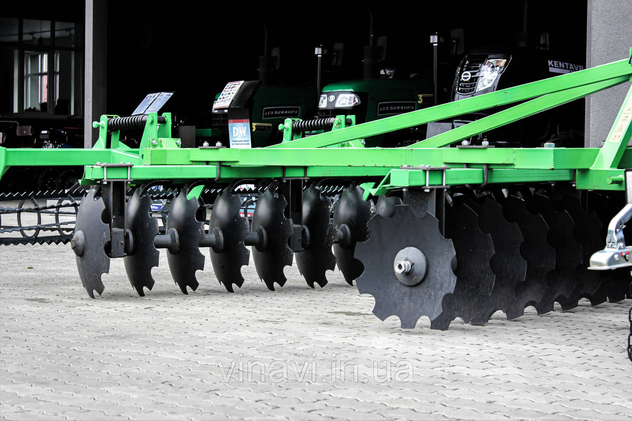 Дискова борона навісна 2 секції 2.0 м з катком (9 дисків), фото 1