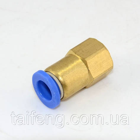 Пневмоз'єднання цангове пряме 10 мм*3/8" AIRKRAFT SPCF10-03, фото 1