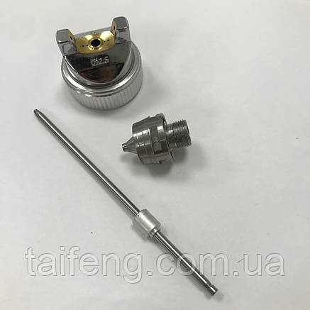 Форсунка 2,5 мм для фарбопультів AB-17G HVLP AUARITA NS-AB-17G-2.5, фото 2