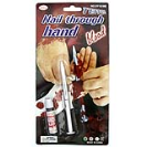 Прикол "Цвях в руці" на Хелловін, Прикол "Гвоздь в руке с кровью" на хэллоуин, фото 2