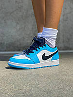 Модные кроссовки женские Nike Air Jordan 1 Low. Низкие кроссы Найк Аир Джордан Лоу женские