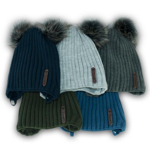 Детский комплект - шапка и шарф (хомут) для мальчика