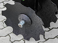 Дискова борона з катком двосекційна з дисками ромашка Бомет 2.0м 2 ряду, фото 5